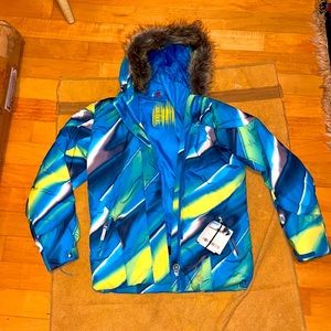 Spyder girls ski jacket